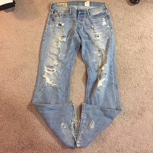 Abercrombie and Fitch destroyed denim